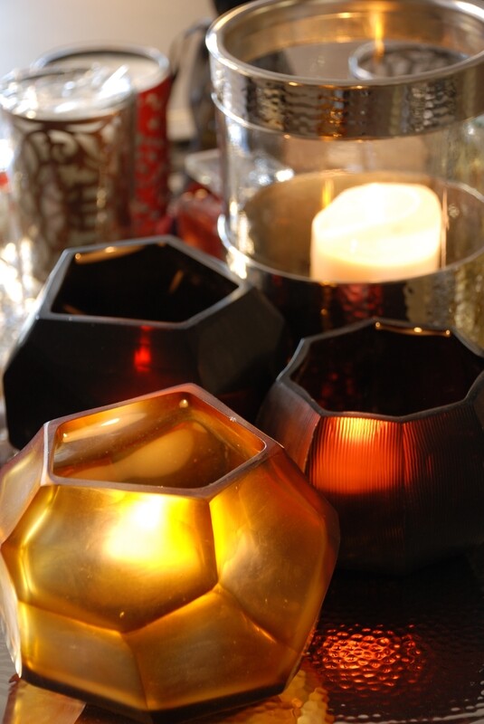 GUAXS Cubistic tealight smokegrey