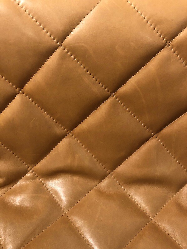 Piet Boon Kekke / Barstuhl Leder Stonewash Senape (Cognac)