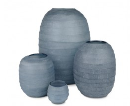 GUAXS Belly XL Vase / Farbe Indigo