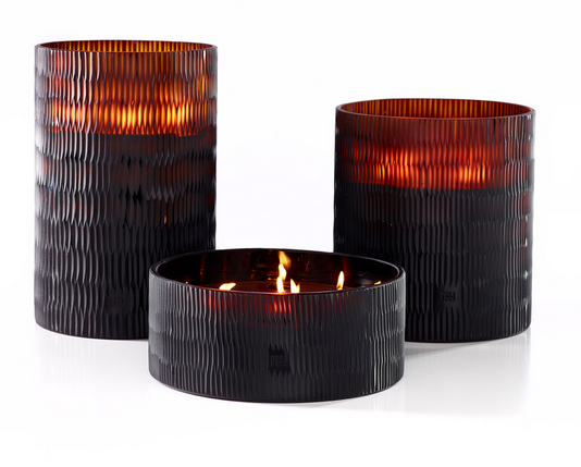 ONNO Duftkerze Rhombus S Duft Zanzibar / Farbe amber