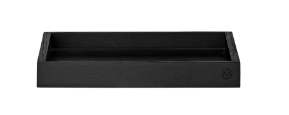 AYTM UNITY wooden tray Black Länge 35 cm