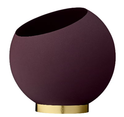 AYTM GLOBE flower pot Bordeaux Durchmesser 30cm