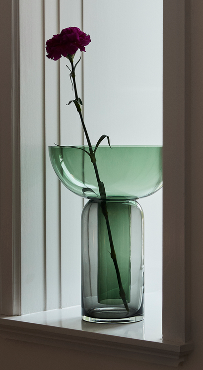 AYTM TORUS Vase black/forrest