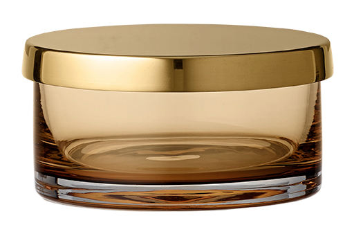 AYTM TOTA Zylinder / Glasschale amber_gross