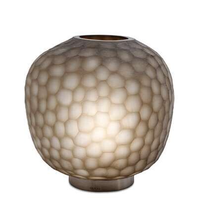 GUAXS ERBSE 2 TABLELAMP clear/smokegrey