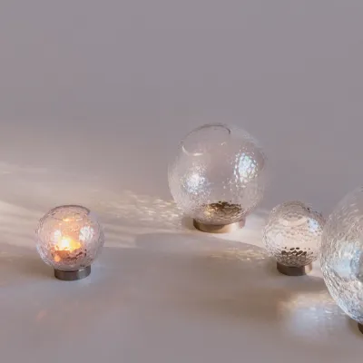 AYTM GLOBE BUBBLES Clear/Silver Ø21