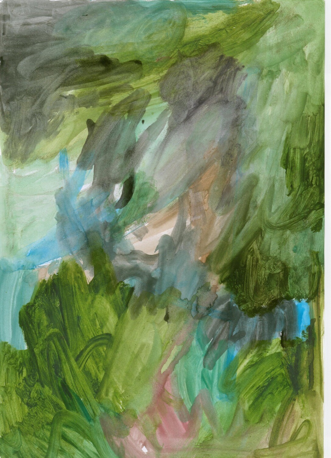 untitled / acrylic on paper / size A2