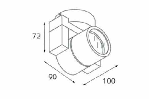 SINGLE Wandlampe für Outdoor