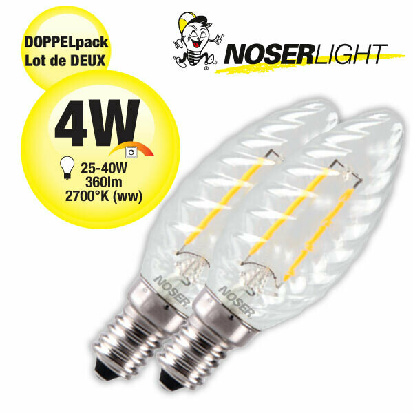Doppelpack LED-Kerzen E14