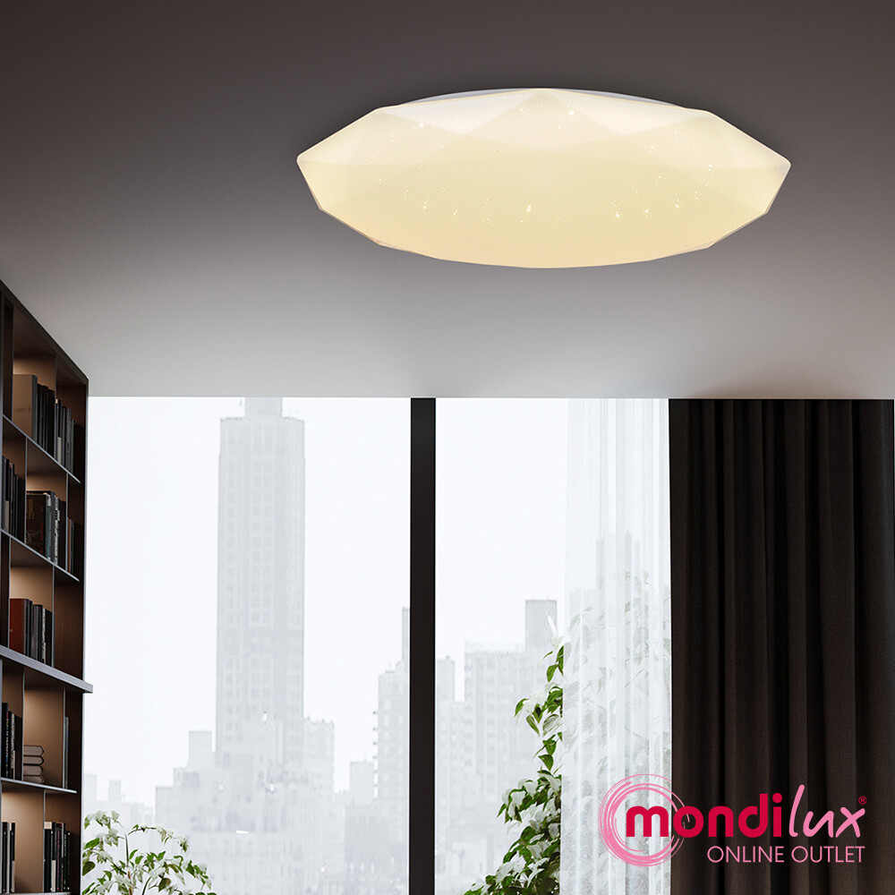 TOULON LED-Deckenlampe mit Starlight-Effekt