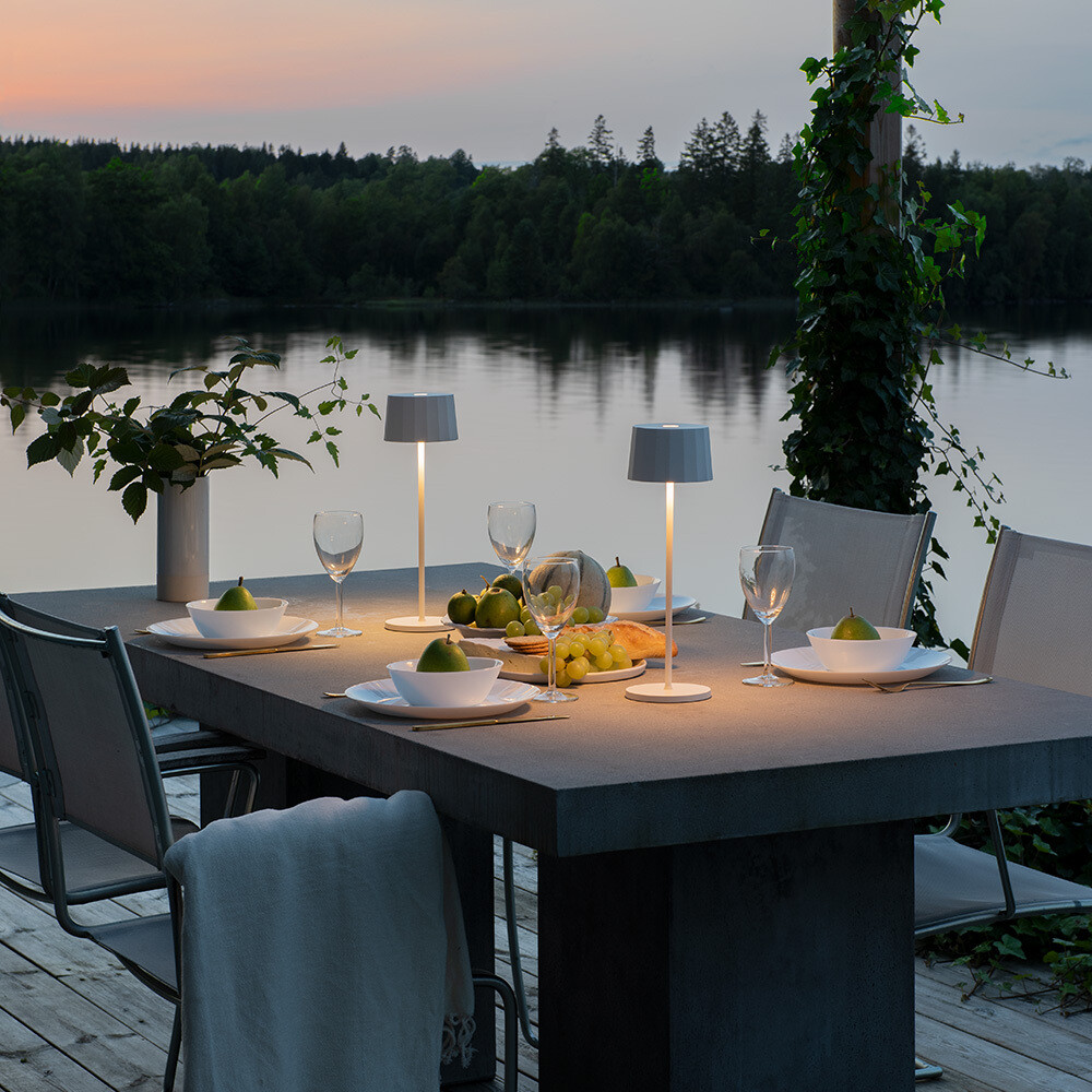 POSITANO LED-Tischlampe mit Akku für In- und Outdoor