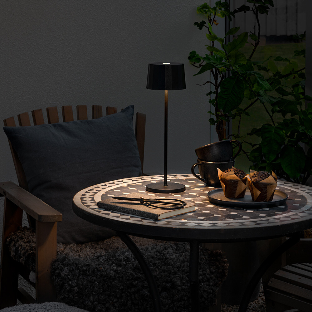 POSITANO LED-Tischlampe mit Akku für In- und Outdoor