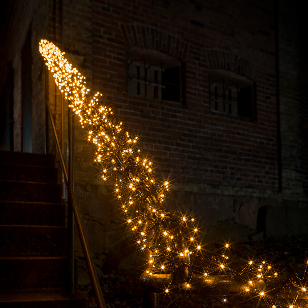 Büschellichterkette mit 288 LED's für In- und Outdoor