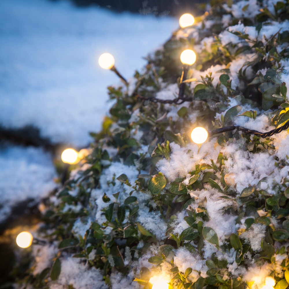 Globelichterkette mit 80 LEDs für In- und Outdoor