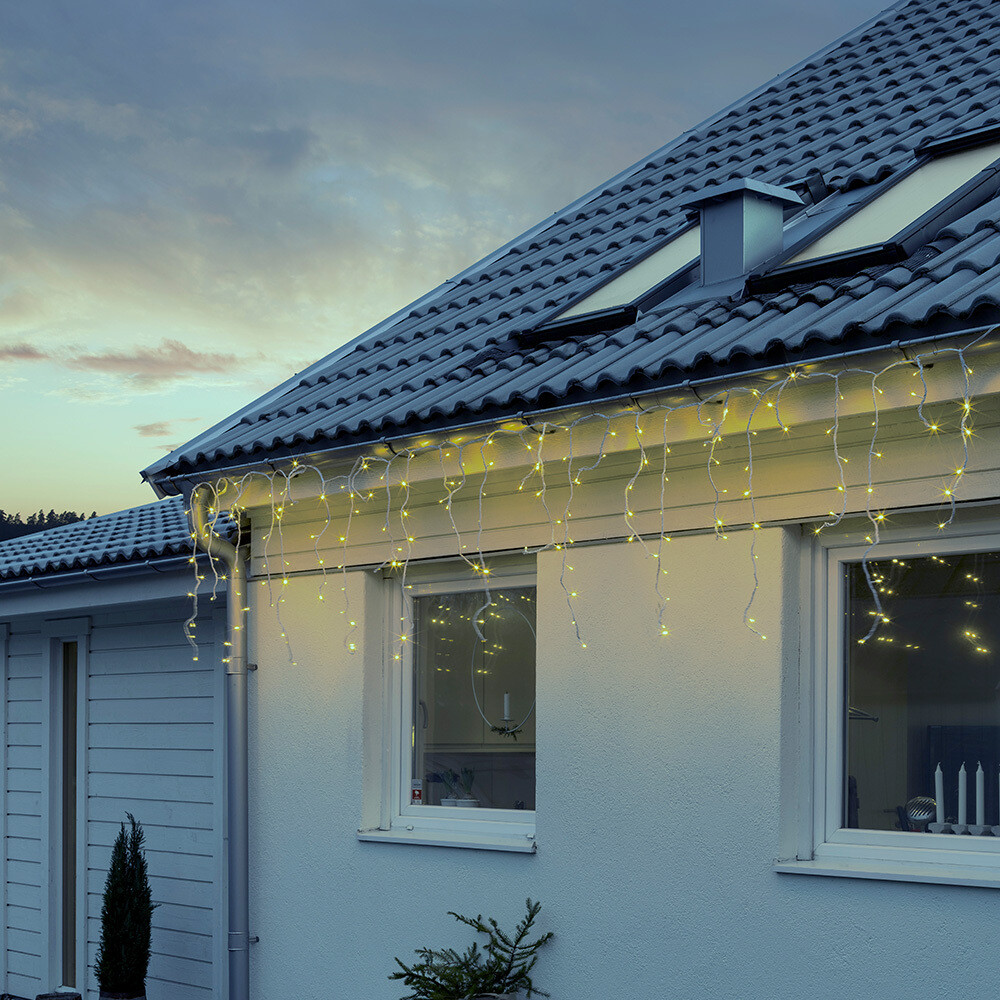 LED-Eisregen Lichtervorhang für In- und Outdoor