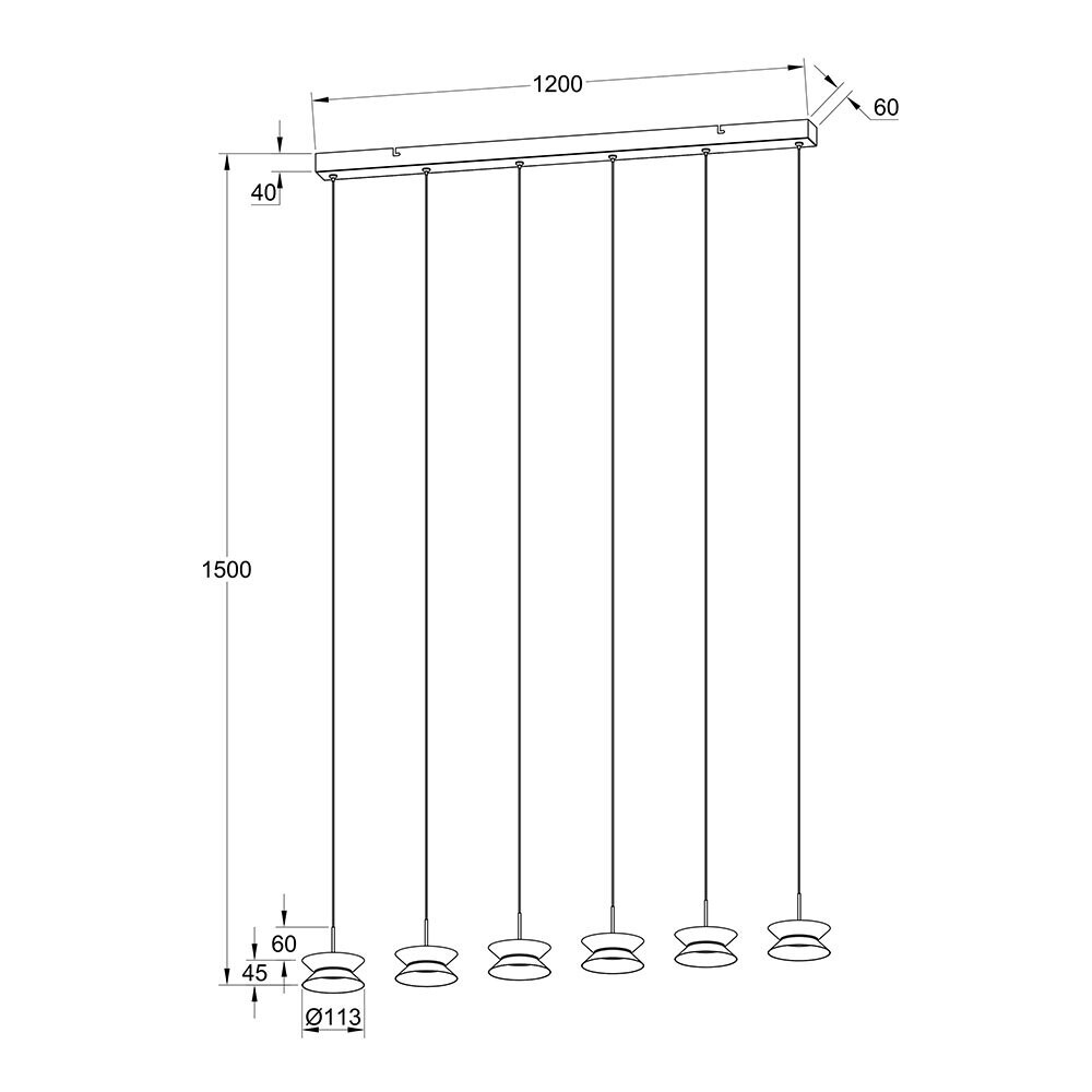 VIDAL LED-Hängelampe