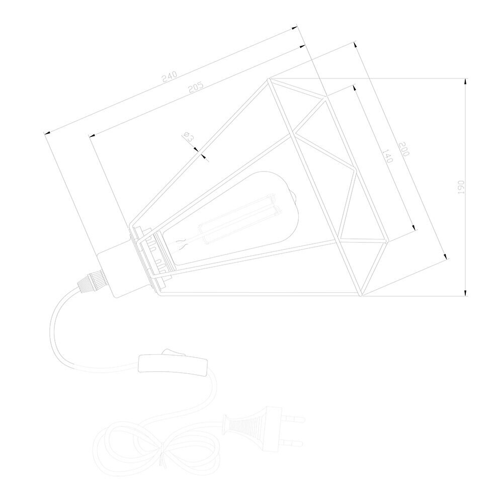 BLACKROCK Tischlampe