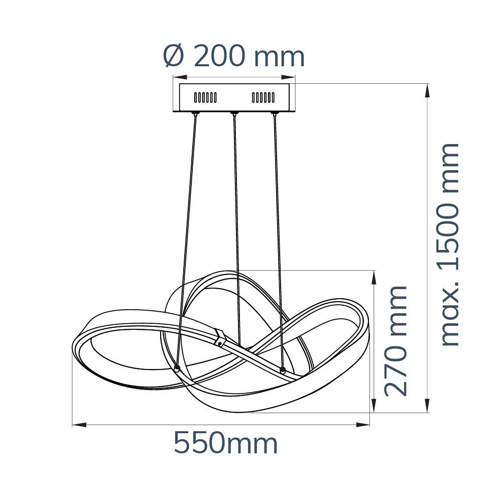 INDIGO LED-Hängelampe