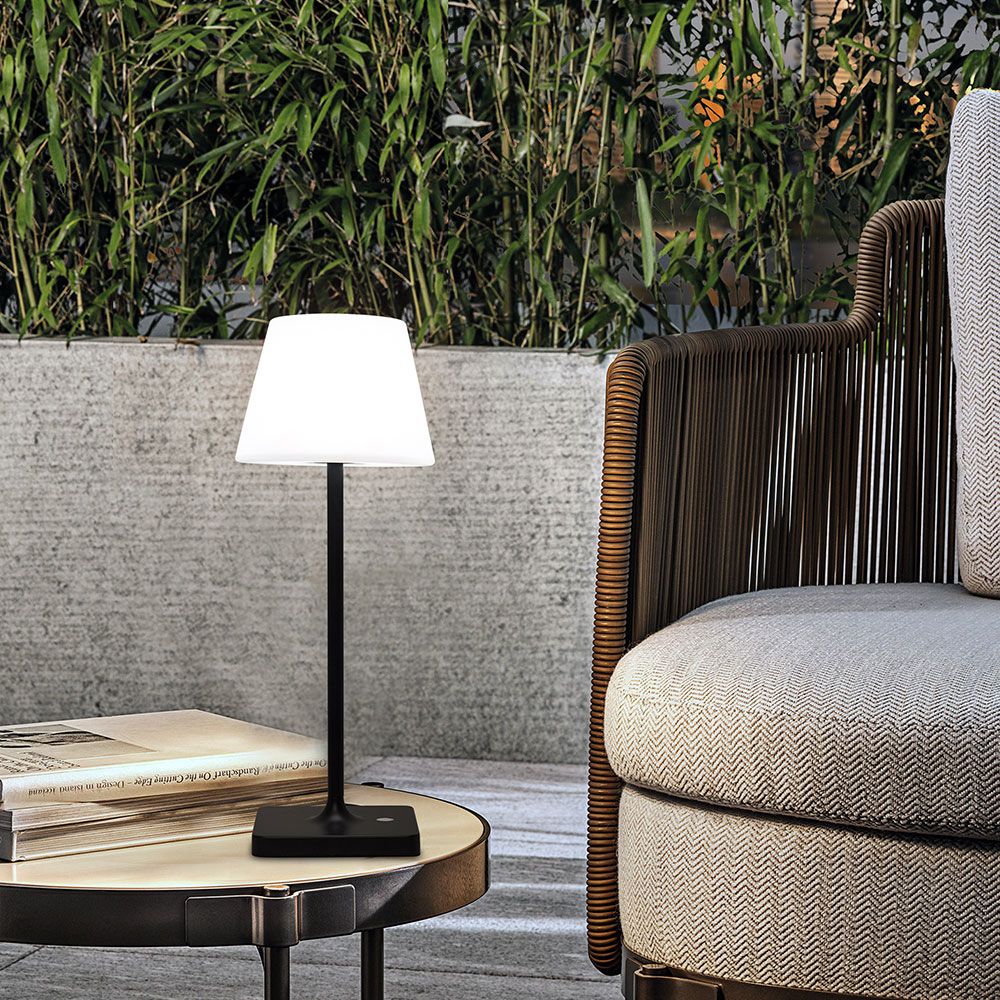 PIODA LED-Tischlampe mit Akku für In- und Outdoor