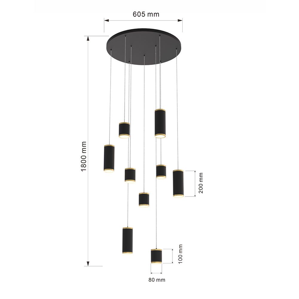 TOULOUSE LED-Hängelampe