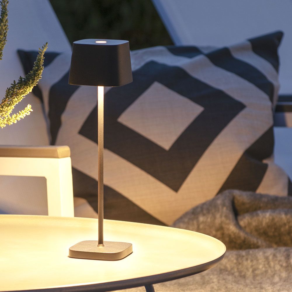 CAPRI MINI LED-Tischlampe mit Akku für In- und Outdoor