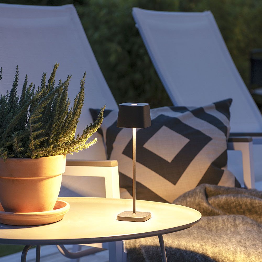 CAPRI MINI LED-Tischlampe mit Akku für In- und Outdoor