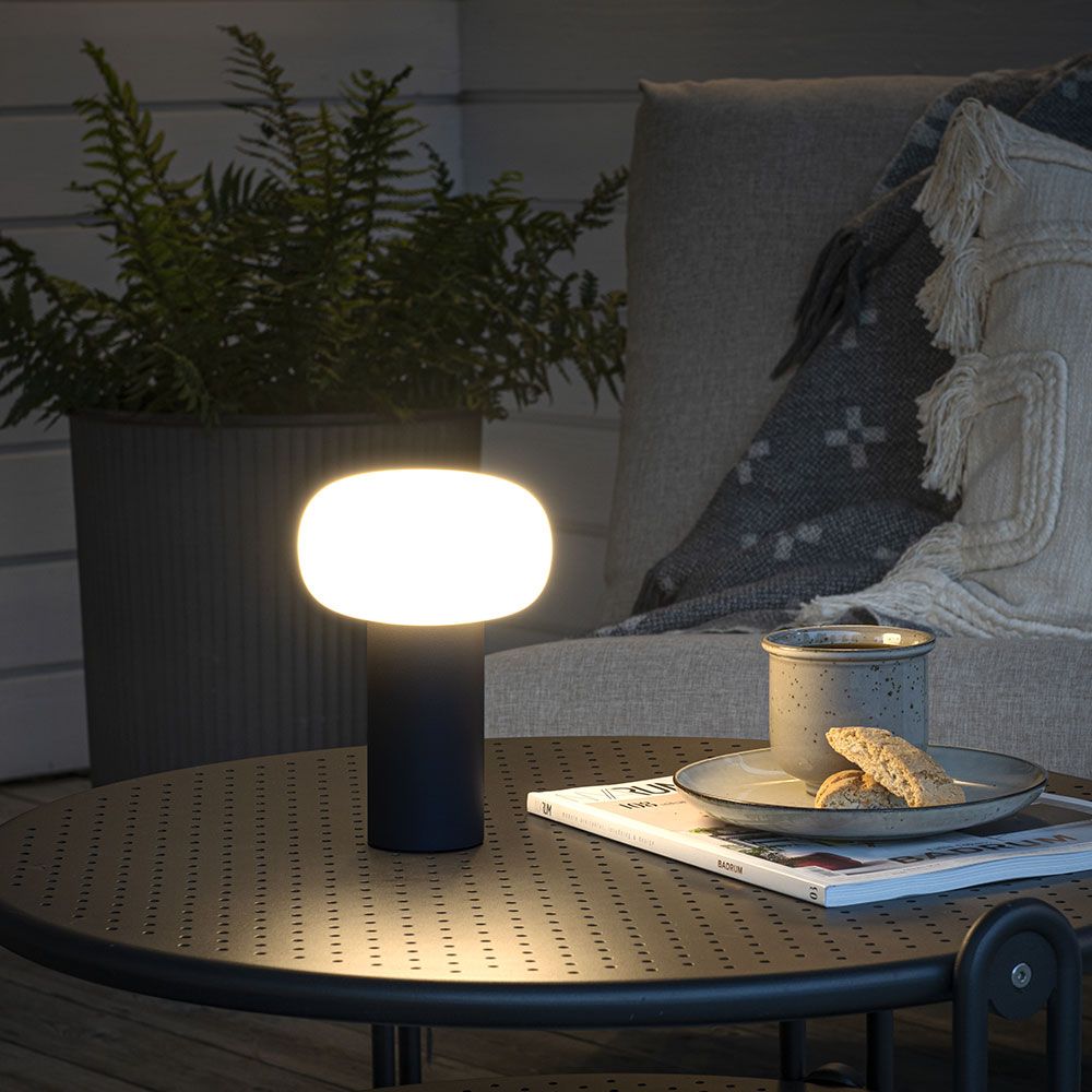 ANTIBES LED-Tischlampe mit Akku für In- und Outdoor