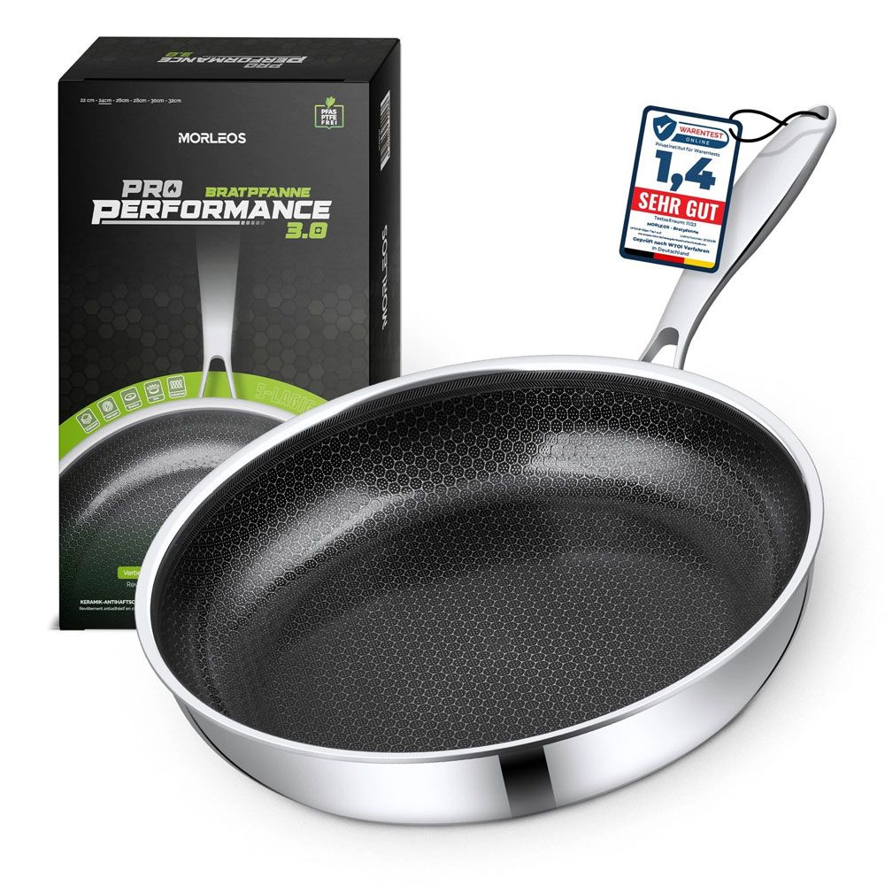 Wabenstruktur Bratpfanne Induktion Antihaft 26 cm