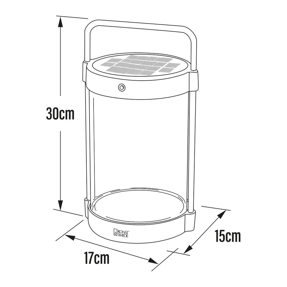 CROTONE SOLAR LED-Tischleuchte