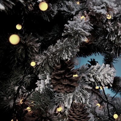 Globelichterkette mit 160 LEDs für In- und Outdoor