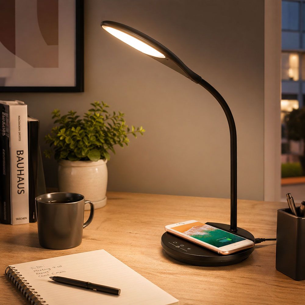 AROSA LED-Tischlampe mit wireless charging