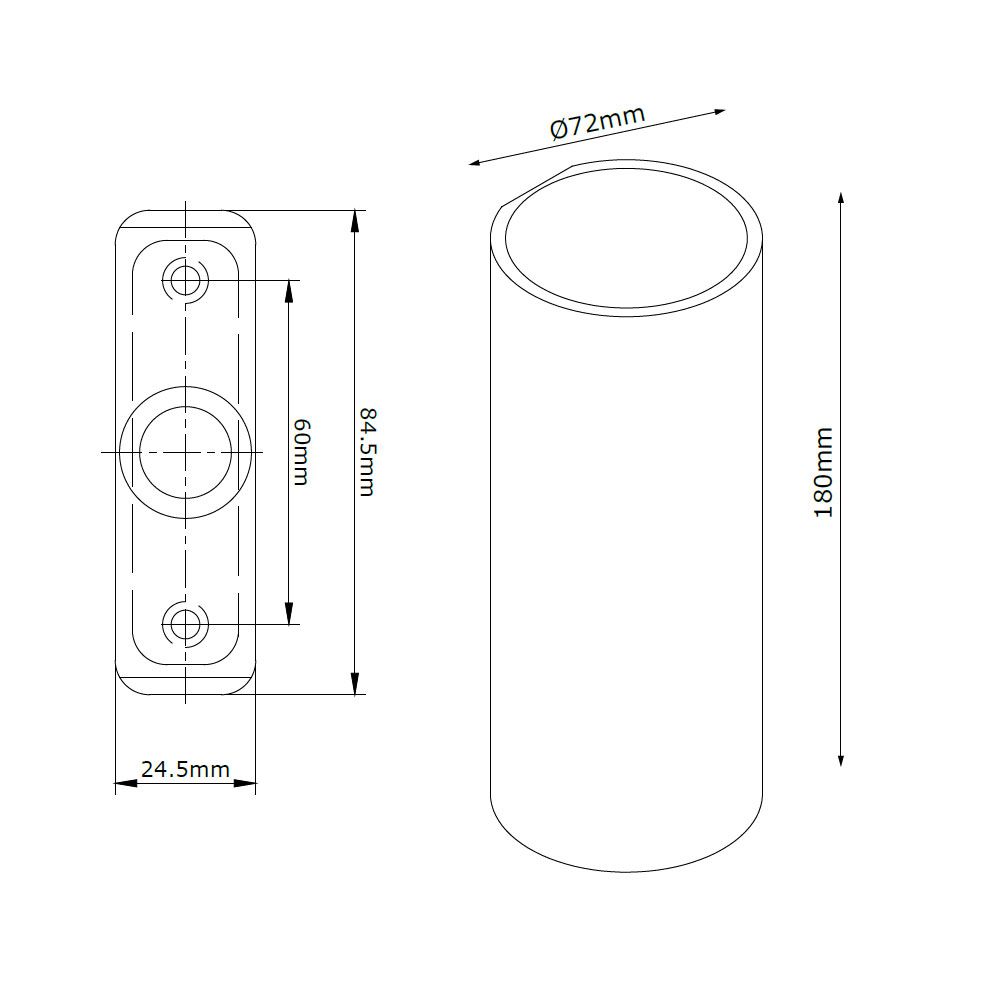 BRODY2 LED-Wandlampe