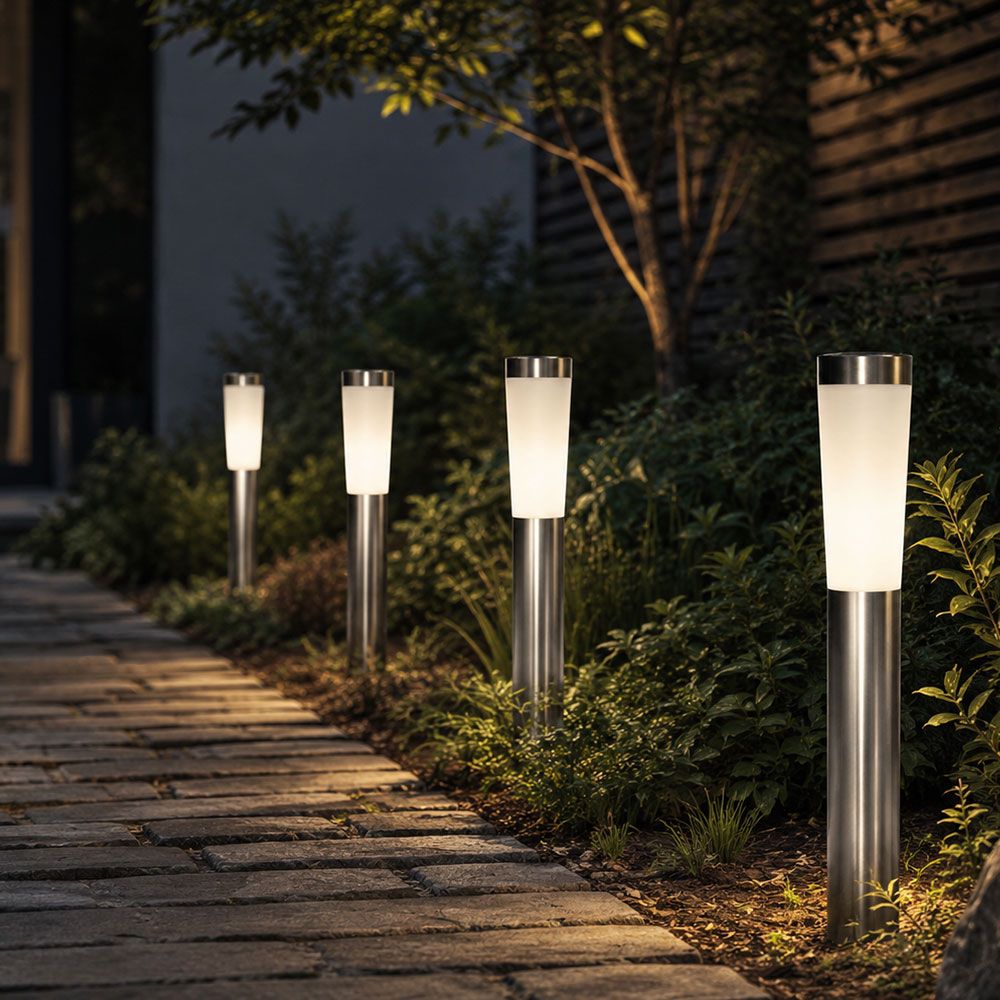 CINCINNATI LED-Solarleuchten 4er Set