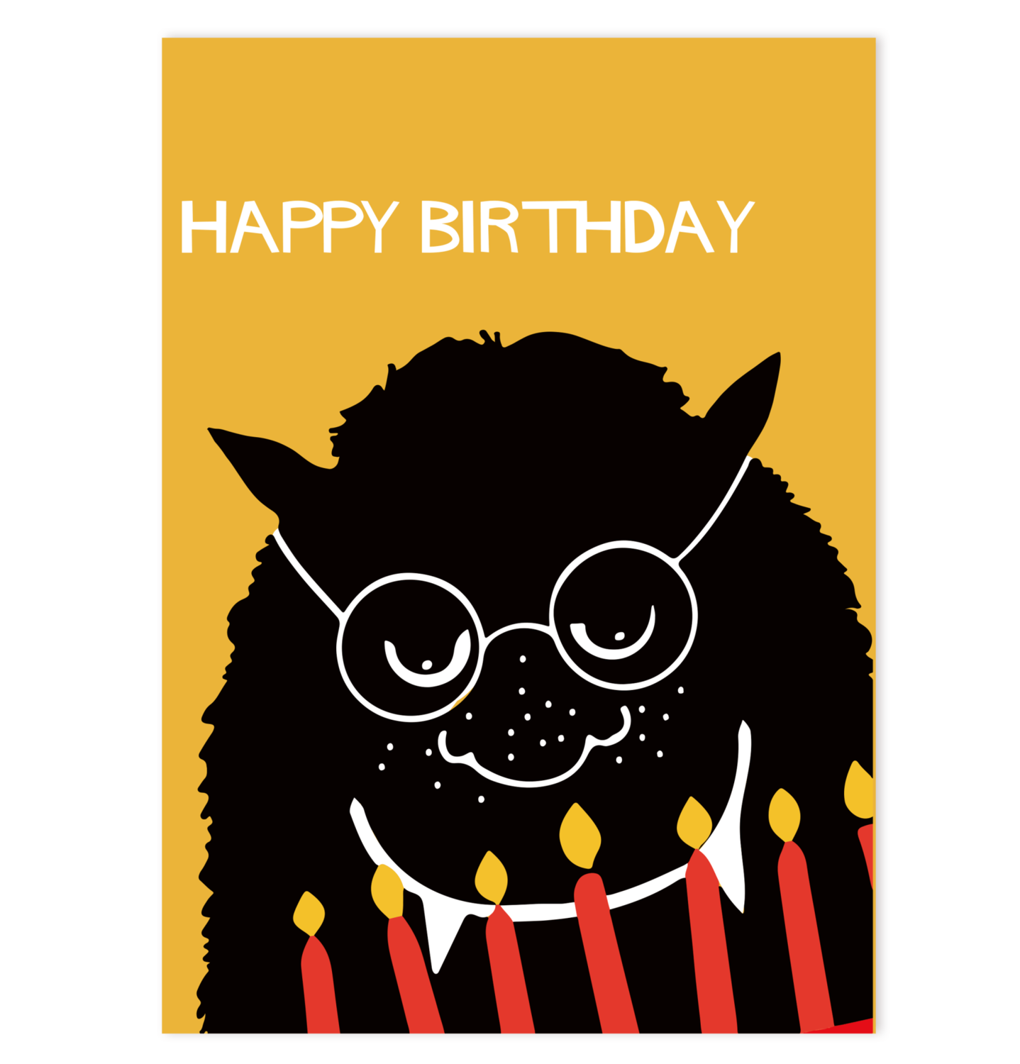 Grusskarte 'Happy Birthday' - Lass Dich feiern!