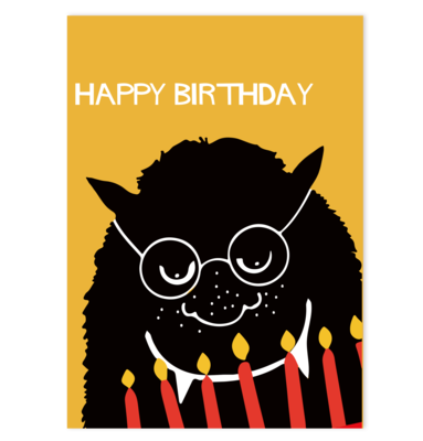 Grusskarte 'Happy Birthday' - Lass Dich feiern!