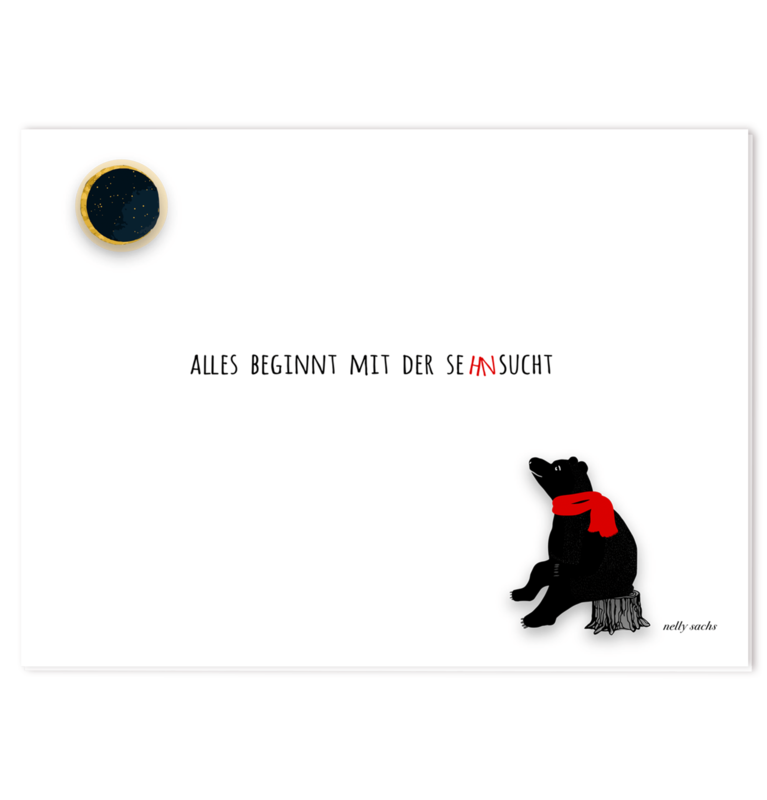 Grusskarte 'Sehnsucht'