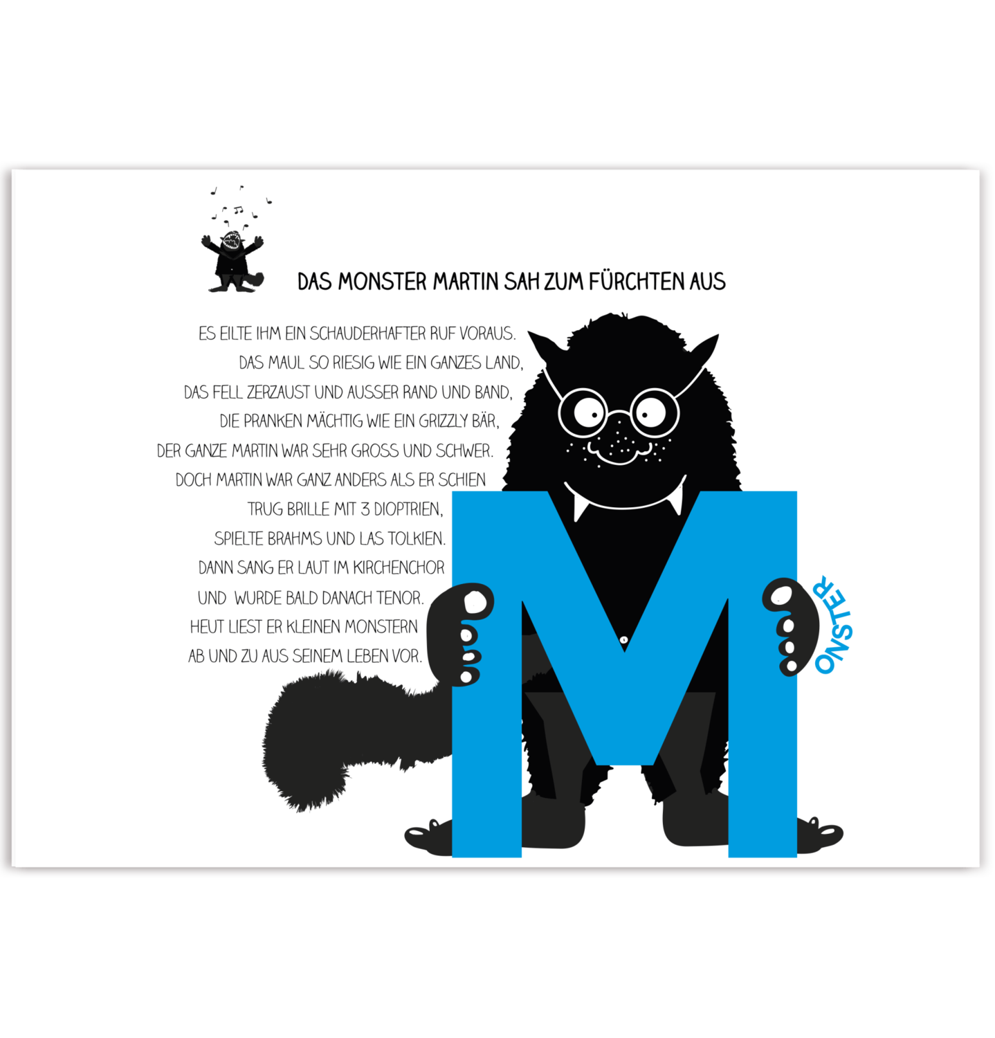 Alphapets Geschichte: Buchstabe M - Das Monster