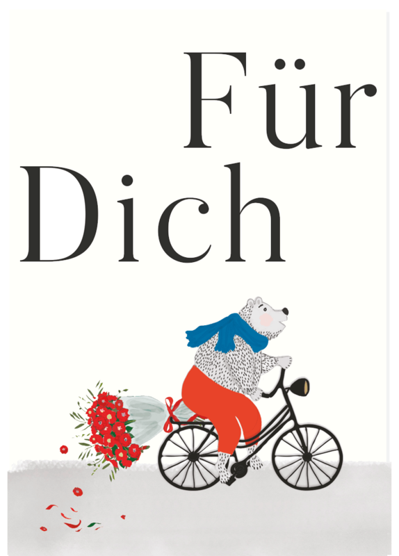 Grusskarte 'Für Dich!'