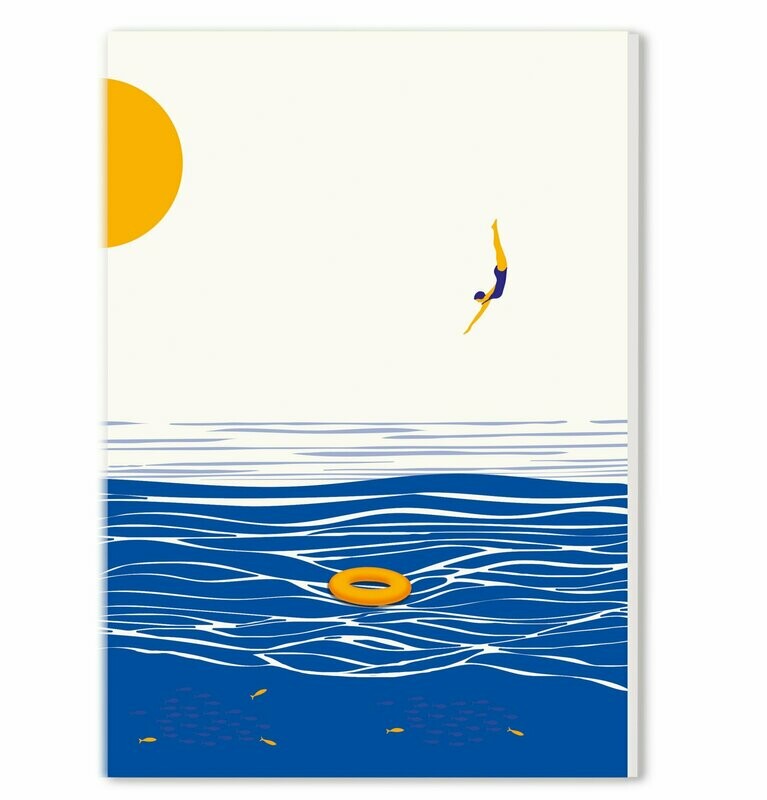 Grusskarte 'Into the Blue'