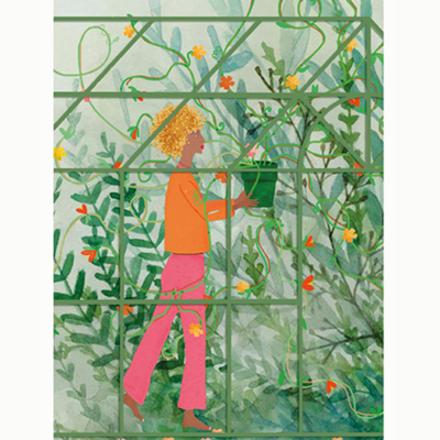 Print - Nice People - Girl in the Greenhouse