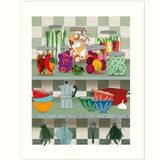 Print - Kitchen Art - Eingemachtes, let's pickle -  Kleines Poster 21 x 25 cm