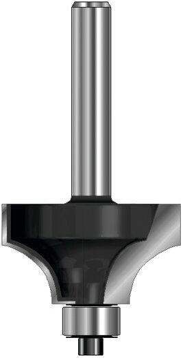 Viertelstabfräser mit Kugellager R 28,6mm D 69,9mm NL 34,9mm S 12mm SL 45mm       (ENT)