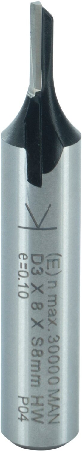 Nutfräser einschneidig D 3mm NL 8mm GL 46mm S 8mm SL 32mm       (ENT)