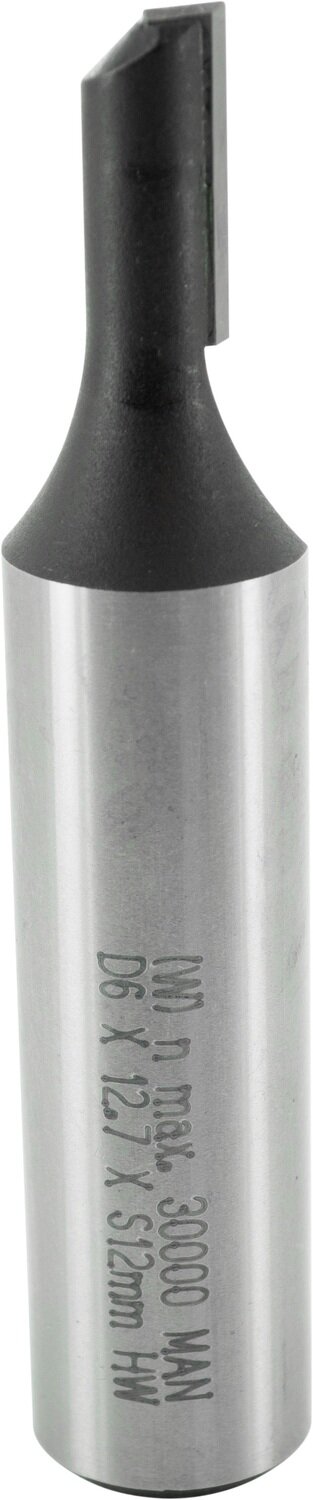Nutfräser einschneidig D 6mm NL 12,7mm GL 61mm S 12mm SL 40mm       (ENT)