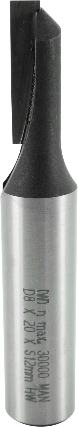 Nutfräser einschneidig D 8mm NL 20mm GL 67mm S 12mm SL 40mm       (ENT)