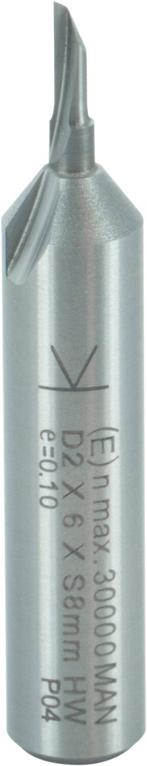 Nutfräser einschneidig D 2mm NL 6mm GL 43mm S 8mm SL 32mm       (ENT)
