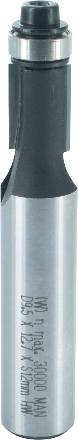 Bündigfräser mit Kugellager D 9,5mm NL 12,7mm GL 67mm S 12mm SL 40mm       (ENT)