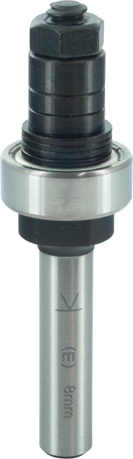 Aufnahmedorn mit Kugellager D 6,35mm NL 13mm S 8mm SL 34,5mm GL 68mm       (ENT)
