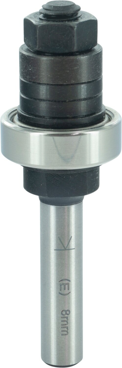 Aufnahmedorn mit Kugellager D 8mm NL 13mm S 8mm SL 34,5mm GL 68mm       (ENT)