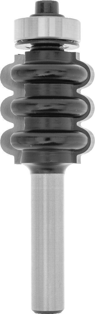 Dekorativer Profilfräser Konvexer Radius, mit Kugellager R 3,2mm D 22,2mm NL 25,4mm S 8mm SL 32mm       (ENT)